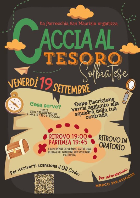 19/09/2025 ore 19 caccia al tesoro
