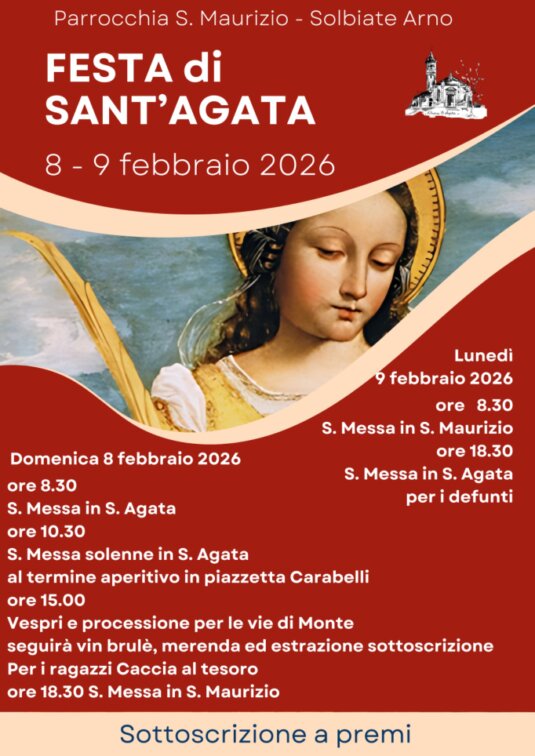 Programma della festa di Sant'Agata