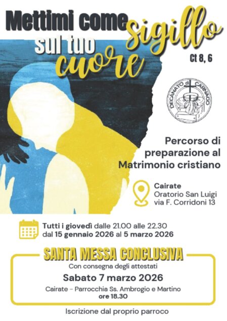 Locandina corso fidanzati