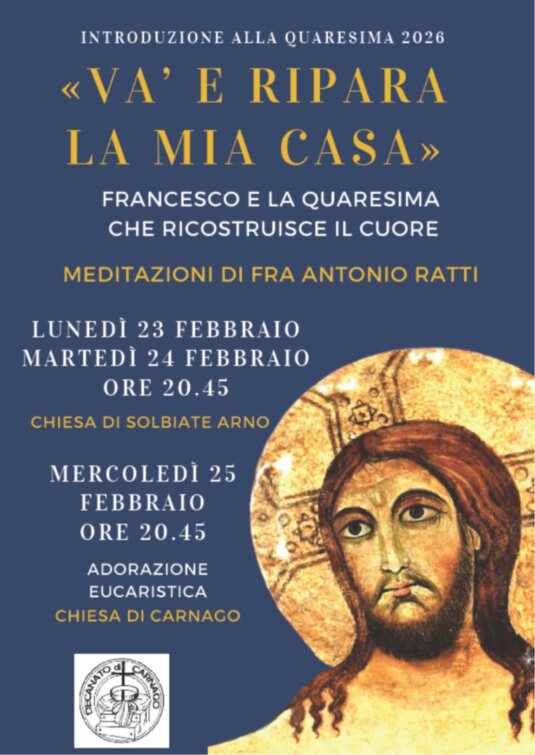 esercizi spirituali di quaresima 23-25 febbraio