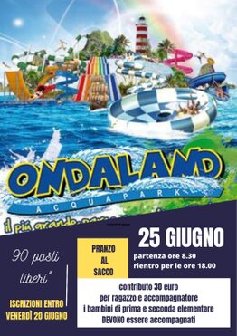 Gita ad Ondaland Acquapark Gita al parco acquatico Ondaland a Novara il 25 giugno 2025